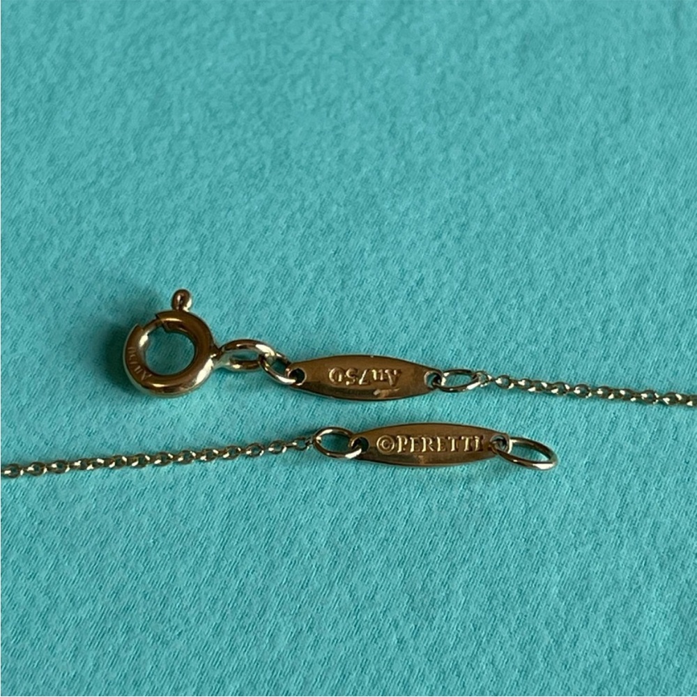 Tiffany Gold Ampersand Pendant Necklace - Picture 8 of 10